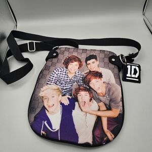 One Direction Crossbody Purse Bag Keychain 1D Photo 2012 Small Y2k Boy Band Rare